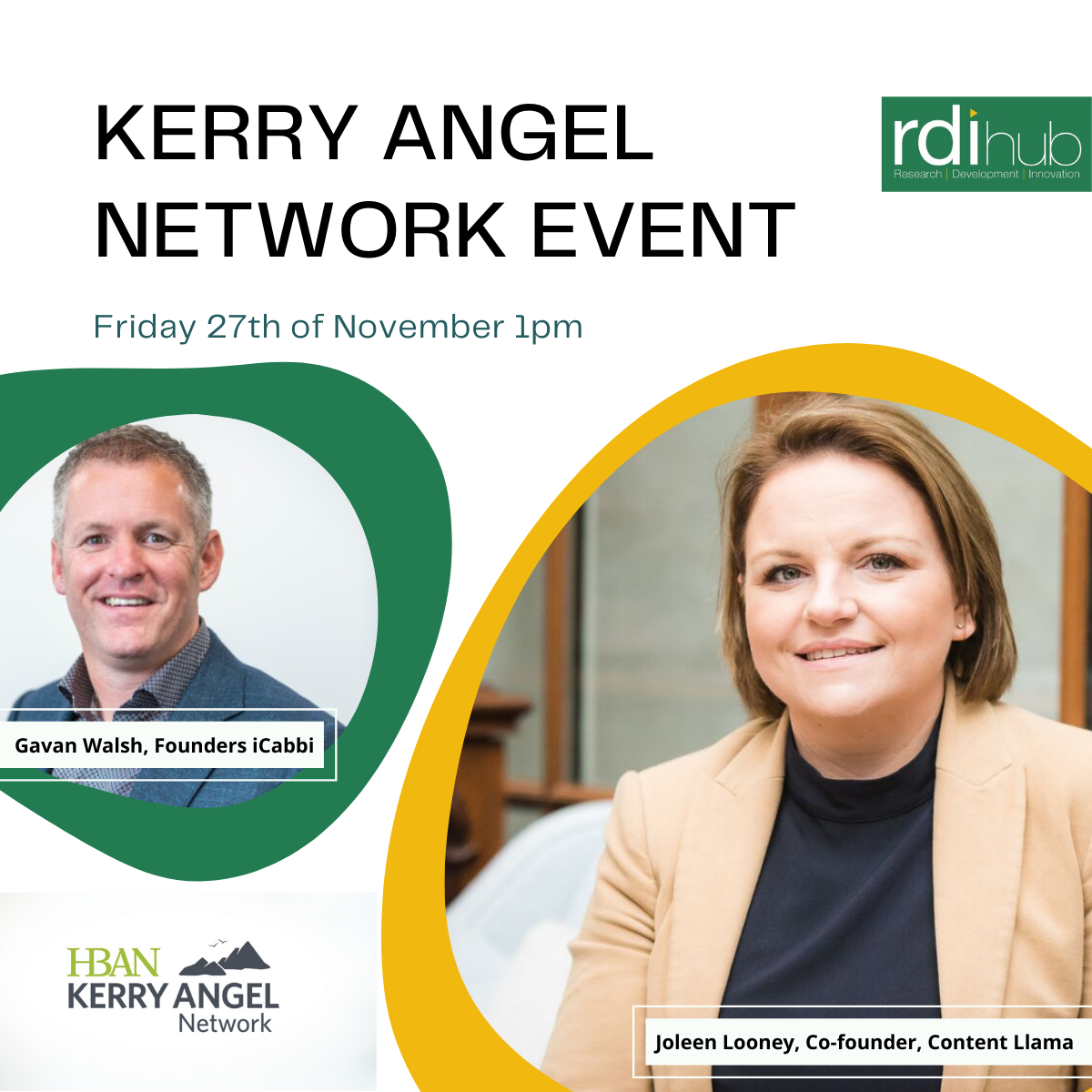 RDI Hub host first Kerry Business Angel Network  Company Event.